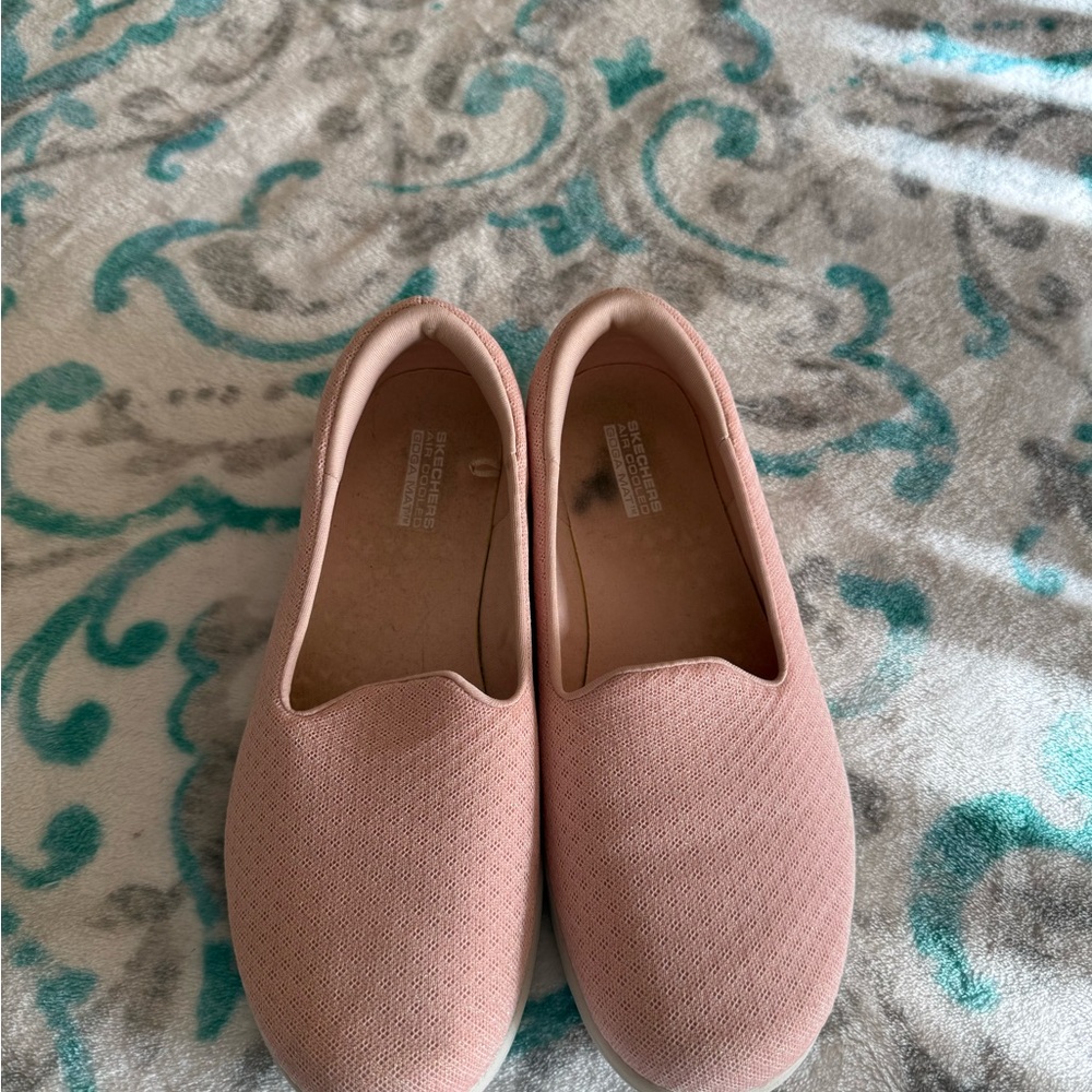 Skechers Women's Blush Pink Slip-On Sneakers